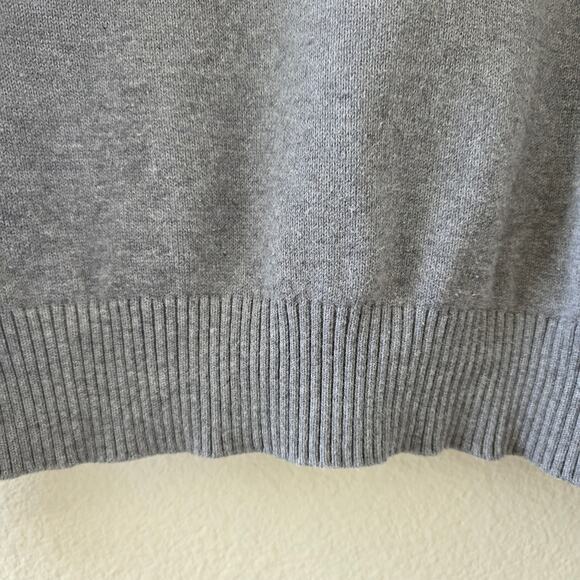 Duluth Trading Co Crewneck Sweater Gray Knit Pullover Men Size M Cotton Blend - Picture 8 of 11